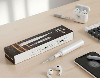 3-in-1 Earbuds Cleaning Pen and Dust Removal Tool